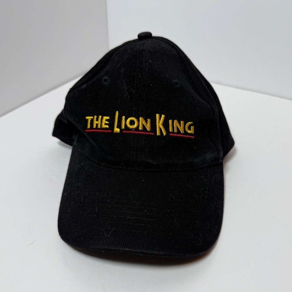 The Lion King Broadway Musical Black Hat VIP Embroidered Adjustable